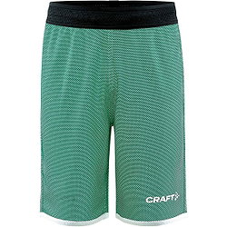Craft Progress Short Réversible Enfants - Vert / Blanc