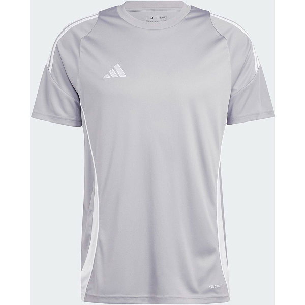 Adidas Tiro 24 T-Shirt Hommes - Gris Clair / Blanc