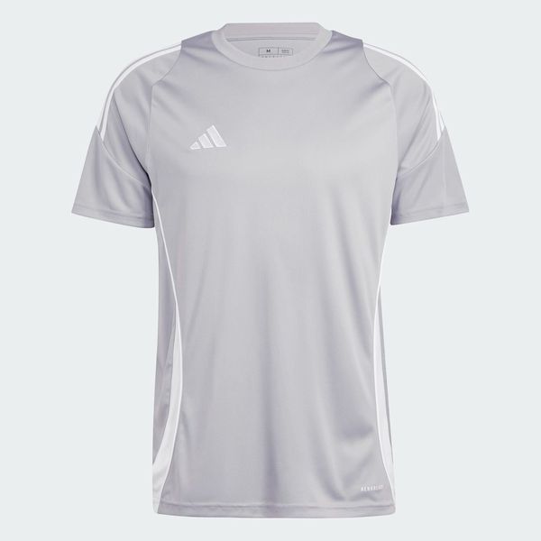 Adidas Tiro 24 T-Shirt Heren - Lichtgrijs / Wit