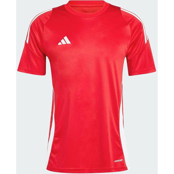 Adidas Tiro 24 T-Shirt Herren - Rot / Weiß