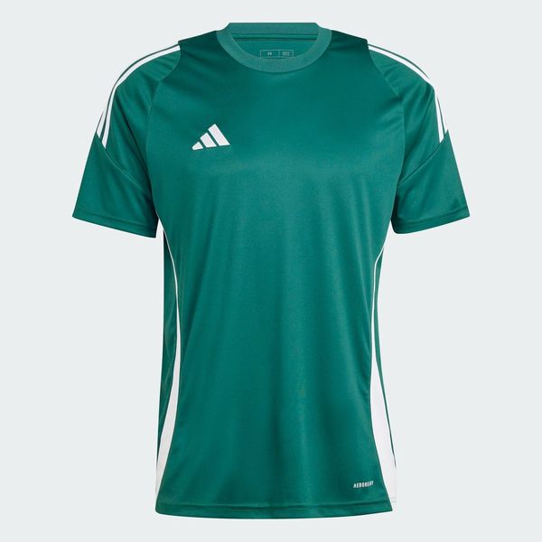 Adidas Tiro 24 T-Shirt Herren - Dunkelgrün / Weiß