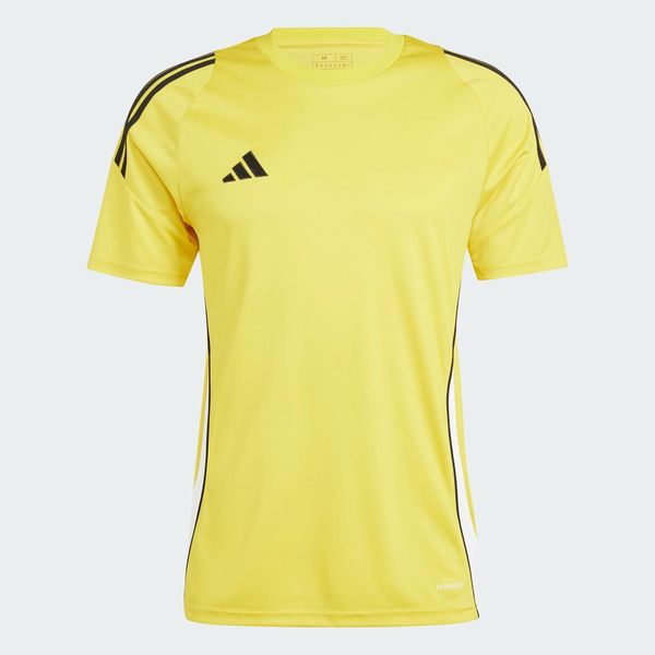 Adidas Tiro 24 T-Shirt Heren - Geel / Zwart