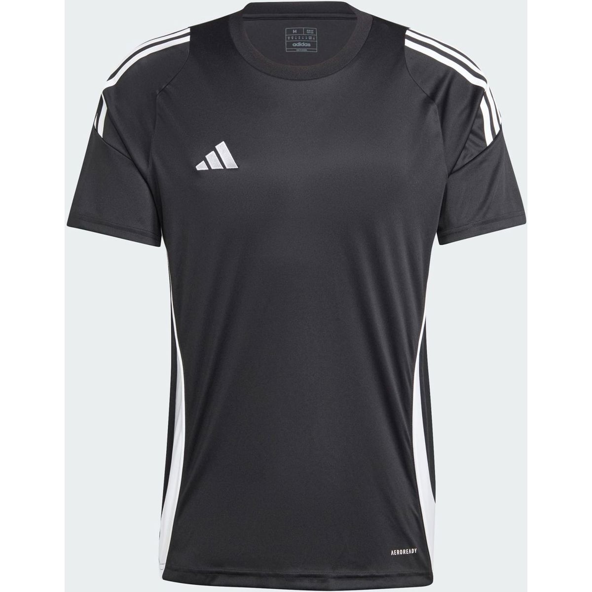 Adidas Tiro 24 T Shirt voor Kinderen Zwart Wit Teamswear