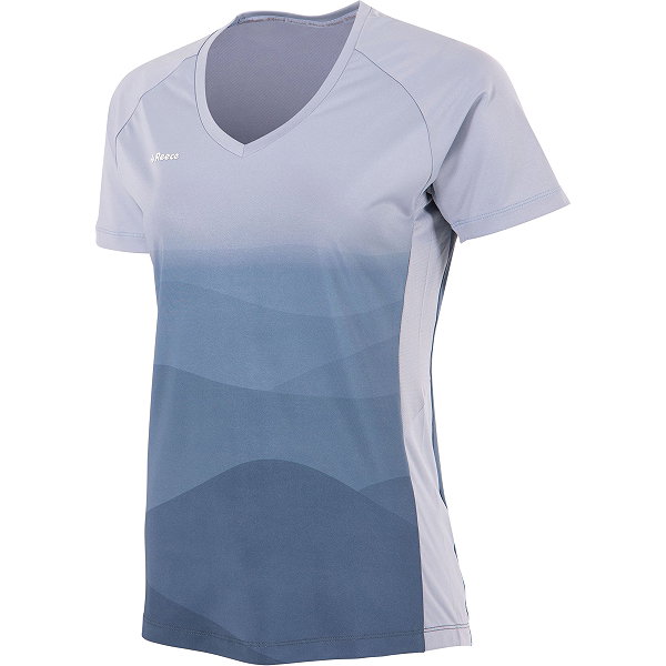 Reece Shift Shirt Korte Mouw Dames - Denim