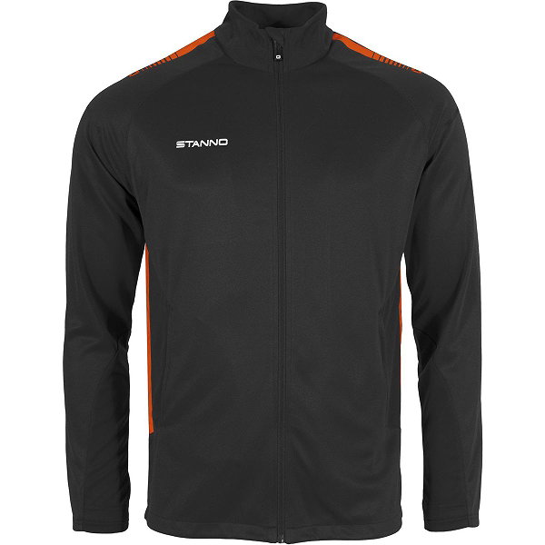 Stanno First Veste D'entraînement Zippée Hommes - Noir / Orange