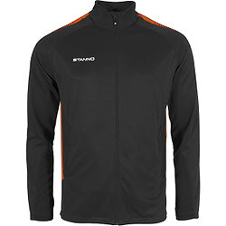 Présentation: Stanno First Veste D'entraînement Zippée Hommes - Noir / Orange