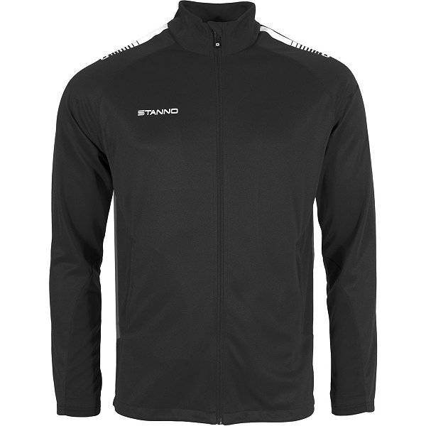 Stanno First Trainingsvest Rits Heren - Zwart / Antraciet