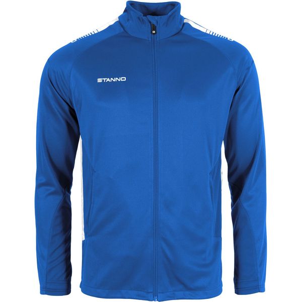 Stanno First Trainingsvest Rits Heren - Royal / Wit
