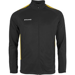 Stanno First Veste D'entraînement Zippée Enfants - Noir / Jaune