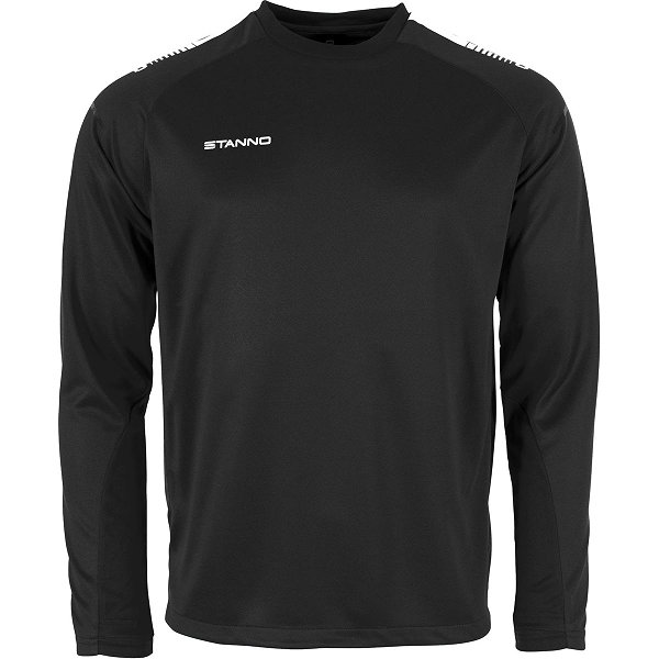 Stanno First Sweat Kinder - Schwarz / Weiß