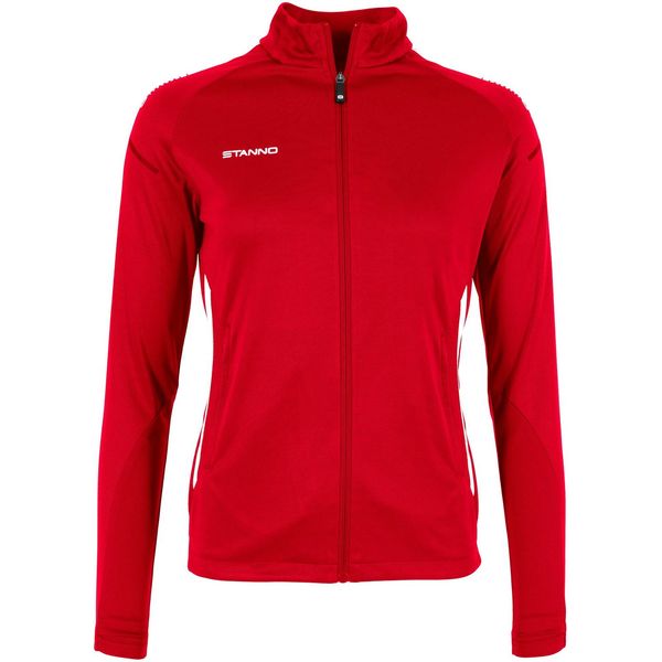 Stanno First Trainingsvest Rits Dames - Rood / Wit