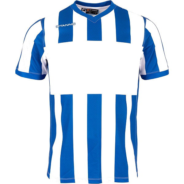 Stanno Aspire Shirt Korte Mouw Heren - Royal / Wit