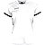 Stanno First Maillot À Manches Courtes Femmes - Blanc / Noir