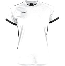 Voorvertoning: Stanno First Shirt Korte Mouw Dames - Wit / Zwart
