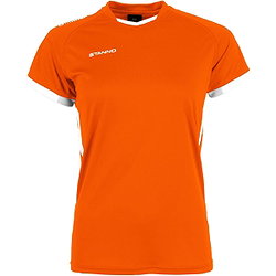 Stanno First Trikot Kurzarm Damen - Orange / Weiß