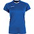 Stanno First Maillot À Manches Courtes Femmes - Royal / Blanc