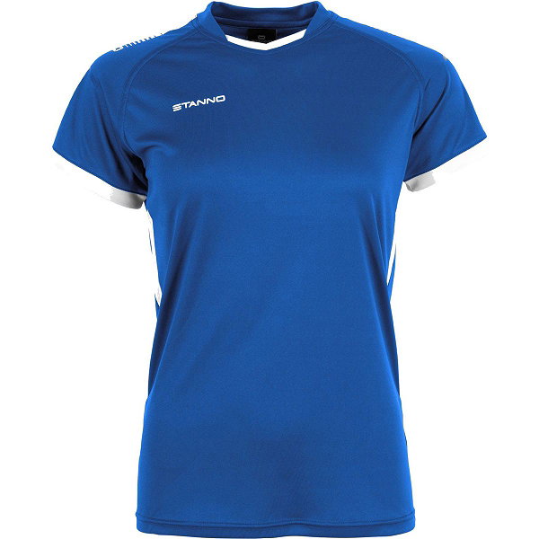 Stanno First Shirt Korte Mouw Dames - Royal / Wit