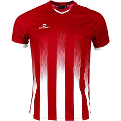 Présentation: Stanno Vivid Maillot À Manches Courtes Hommes - Rouge / Blanc
