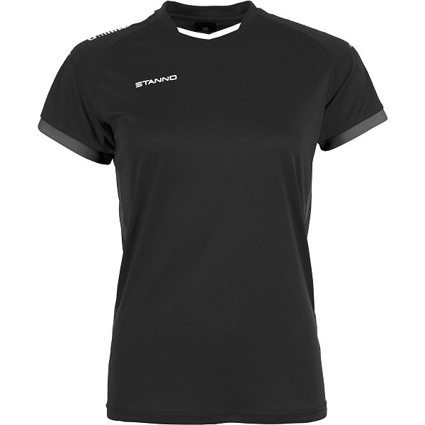 Stanno First Maillot À Manches Courtes Femmes - Noir / Anthracite