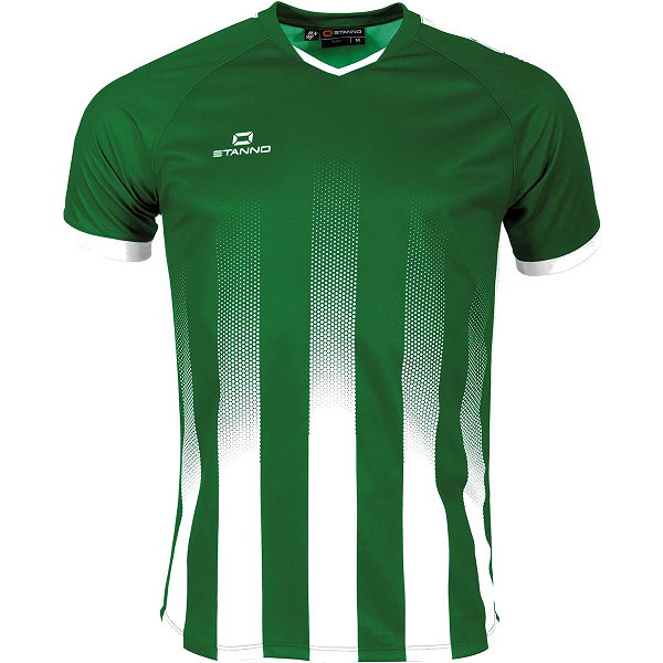 Stanno Vivid Maillot À Manches Courtes Hommes - Vert / Blanc