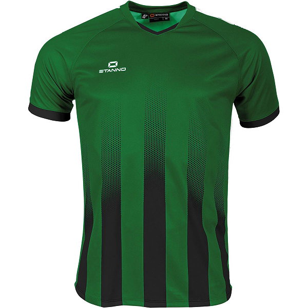 Stanno Vivid Maillot À Manches Courtes Enfants - Vert / Noir