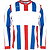 Stanno Aspire Maillot À Manches Longues Hommes - Blanc / Rouge / Royal