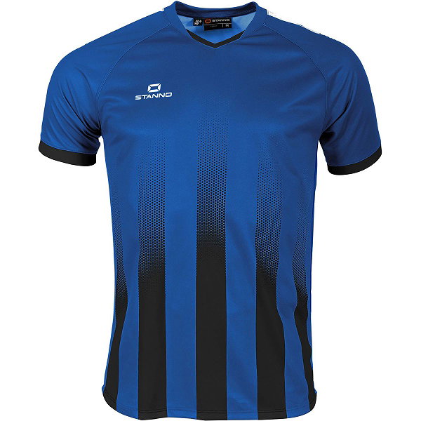 Stanno Vivid Shirt Korte Mouw Kinderen - Royal / Zwart