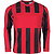 Stanno Aspire Maillot À Manches Longues Hommes - Rouge / Noir