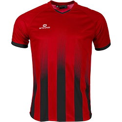 Stanno Vivid Maillot À Manches Courtes Enfants - Rouge / Noir