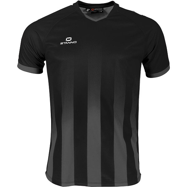 Stanno Vivid Maillot À Manches Courtes Enfants - Noir / Anthracite