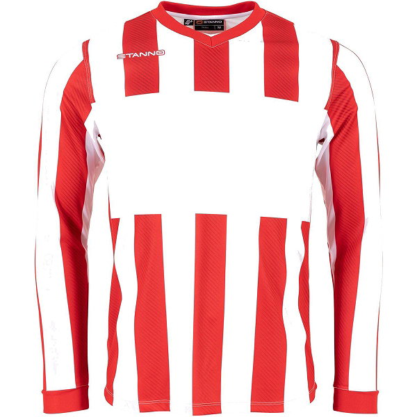Stanno Aspire Maillot À Manches Longues Enfants - Rouge / Blanc
