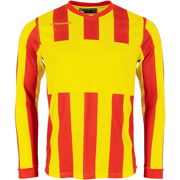 Stanno Aspire Maillot À Manches Longues Enfants - Rouge / Jaune