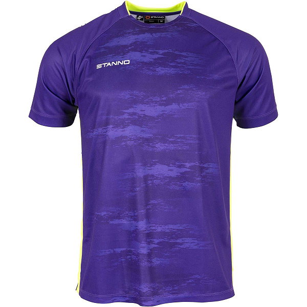 Stanno Holi Holi Shirt Korte Mouw Kinderen - Paars / Wit