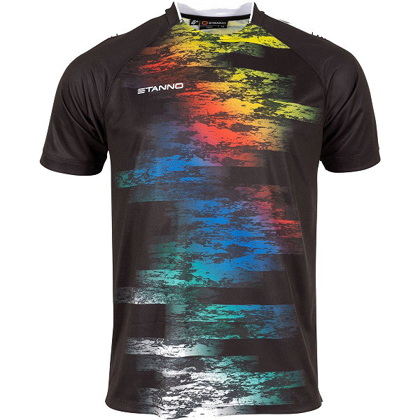 Stanno Holi Holi Maillot À Manches Courtes Enfants - Noir / Multicolore