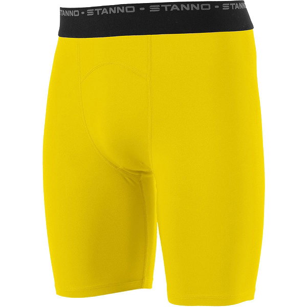 Stanno Core Baselayer Cuissard Mi-Long Hommes - Jaune