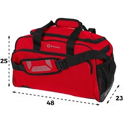 Stanno San Remo Sporttas Met Zijvakken - Rood
