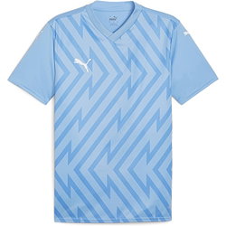 Puma Teamglory Maillot Manches Courtes Enfants - Bleu Ciel