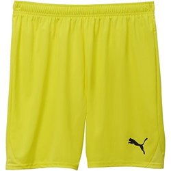 Puma Teamgoal Short Hommes - Jaune Fluo / Noir
