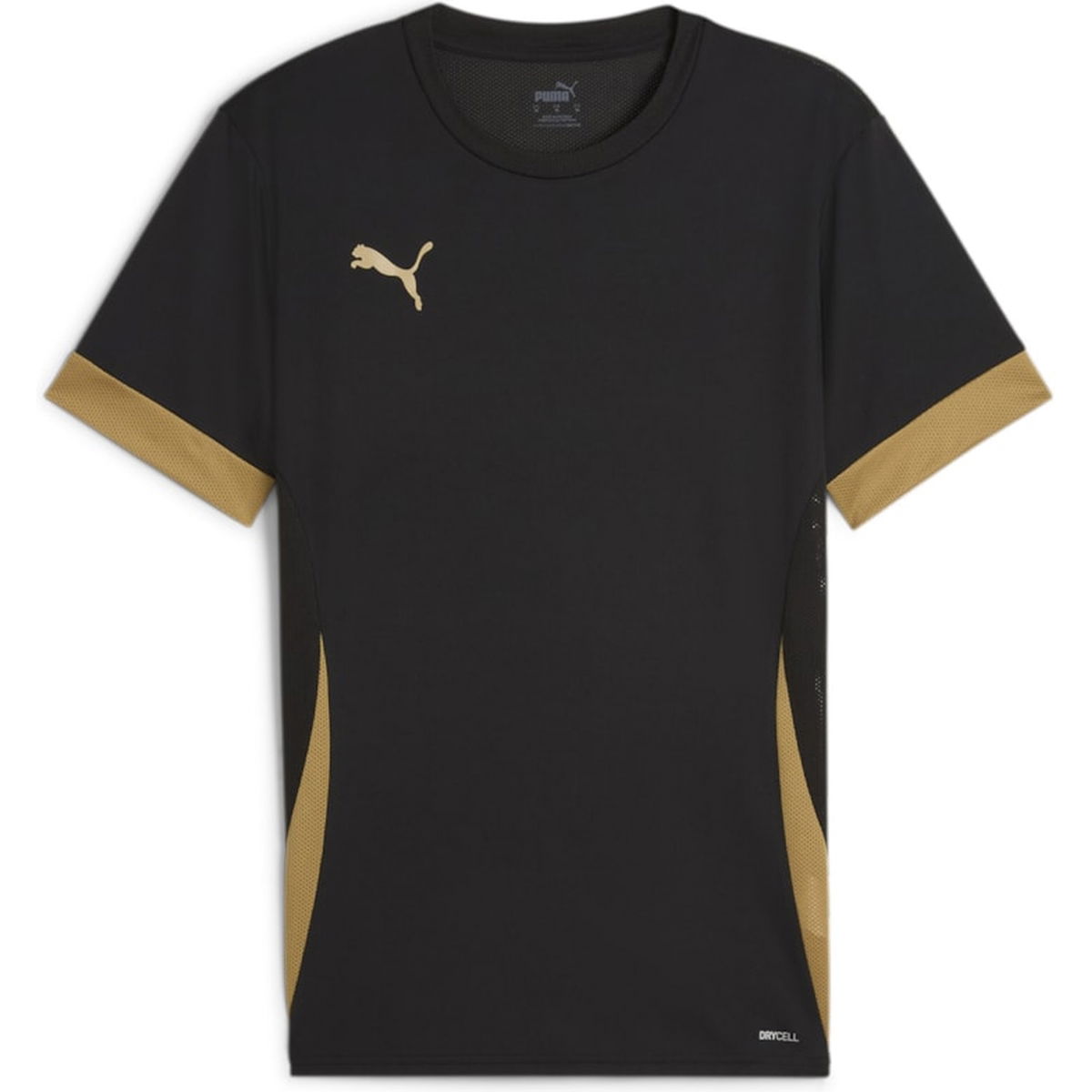 Puma Teamgoal Matchday Maillot Manches Courtes Hommes Noir Or