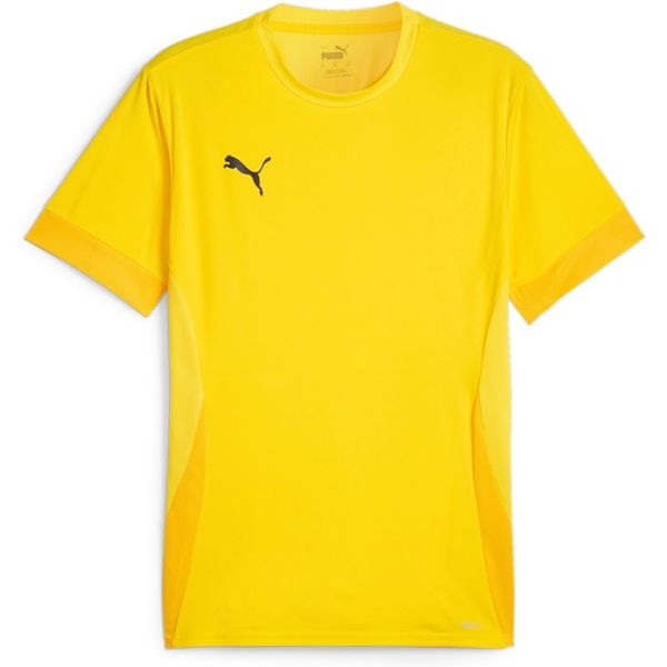 Puma Teamgoal Matchday Shirt Korte Mouw Heren - Geel / Zwart