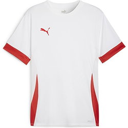 Puma Teamgoal Matchday Maillot Manches Courtes Enfants - Blanc / Rouge