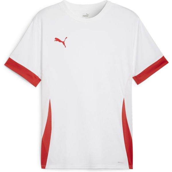 Puma Teamgoal Matchday Shirt Korte Mouw Kinderen - Wit / Rood