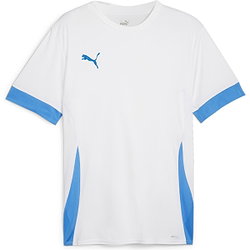 Puma Teamgoal Matchday Maillot Manches Courtes Enfants - Blanc / Royal