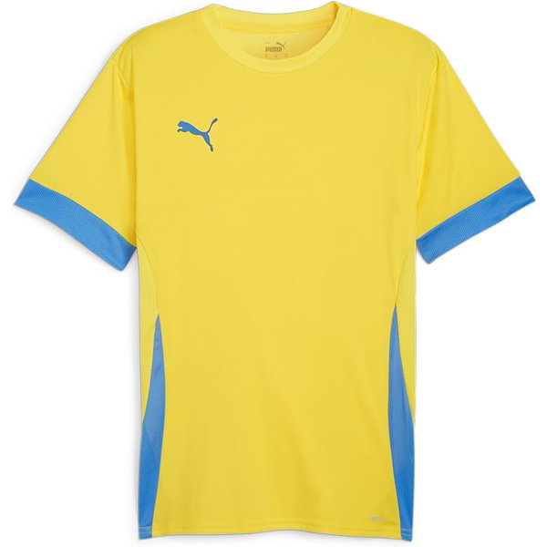 Puma Teamgoal Matchday Maillot Manches Courtes Enfants - Jaune / Royal