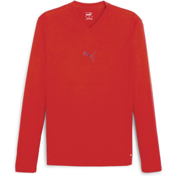 Puma Teamgoal Baselayer Shirt Lange Mouw Kinderen - Rood