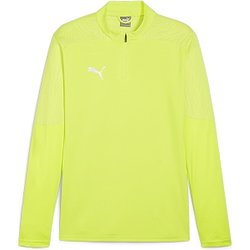Puma Teamfinal Ziptop Hommes - Jaune Fluo