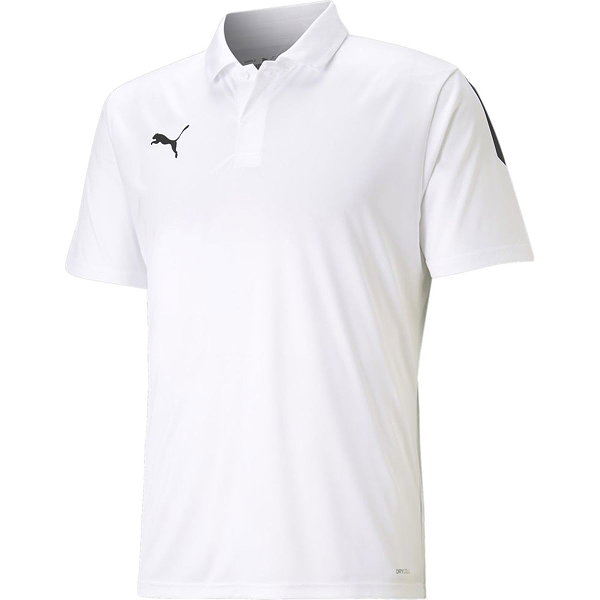 Puma Teamliga Polo Enfants - Blanc