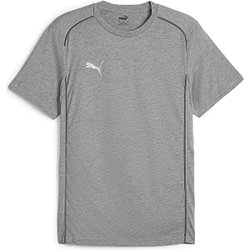 Puma Team Final T-Shirt Heren - Lichtgrijs Gemeleerd