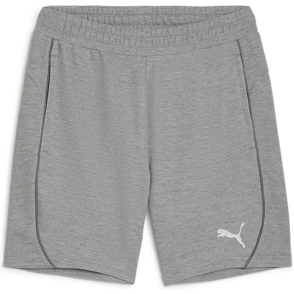 Puma Teamfinal Short Sweat Enfants - Gris Clair Mélange