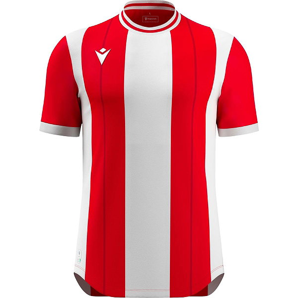 Macron Propus Eco Shirt Korte Mouw Kinderen - Rood / Wit